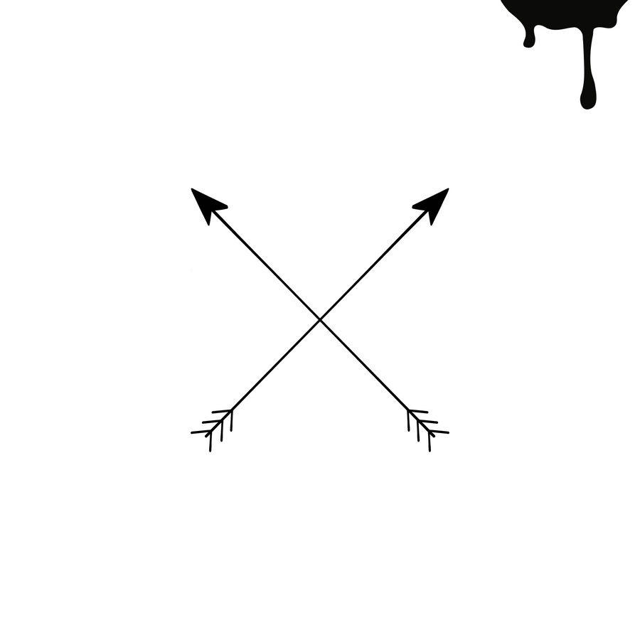 Crossed arrows