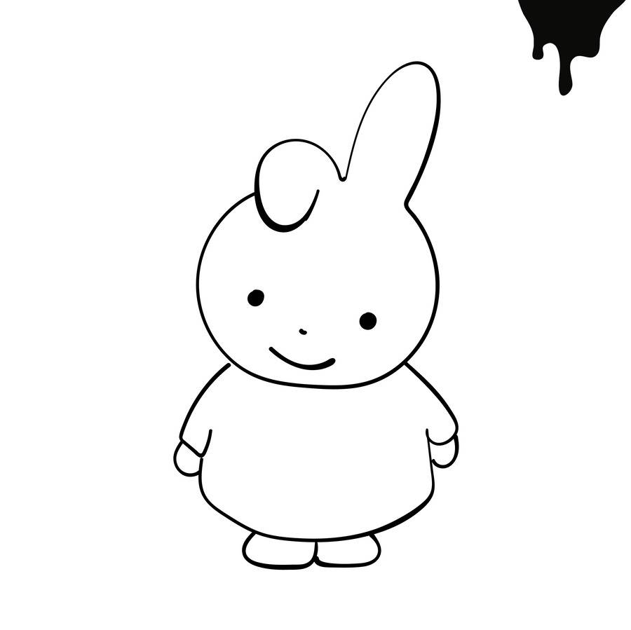 Animated Hare x 2 pcs.